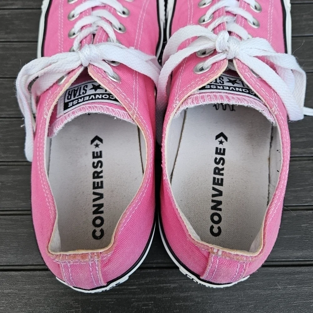 Converse Chuck Taylor Low Top Sneakers Bubblegum Pink Shoes Mens 11.5 Women 13.5